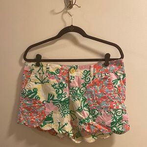 Lilly Pulitzer scalloped shorts